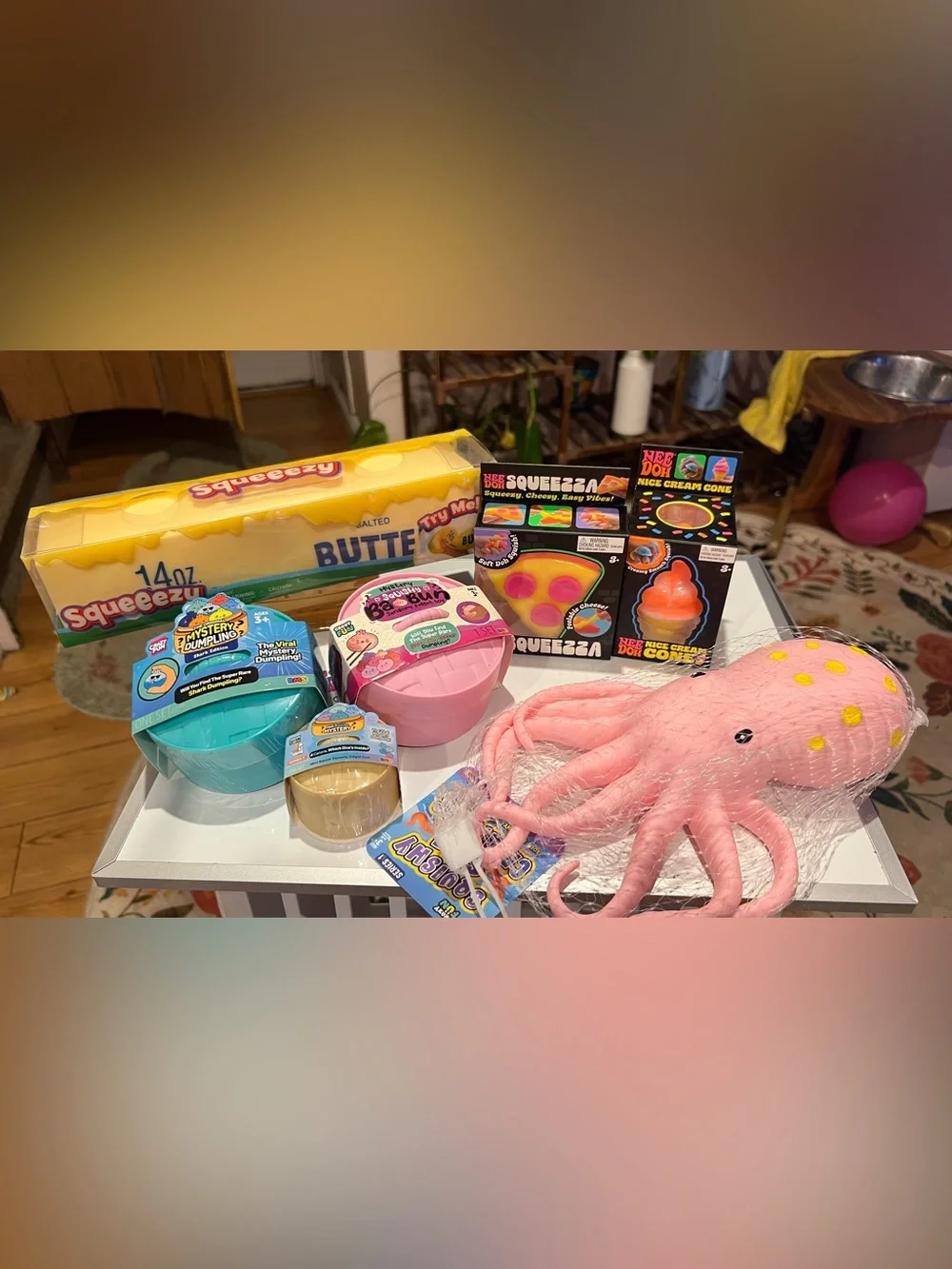 Premium 7pc Viral Fidget Squishy Lot NeeDoh RMS Butter